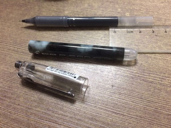 百乐p-500水笔用完后可以灌墨吗