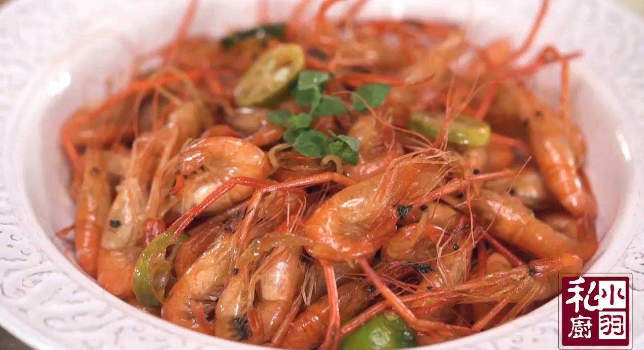 青桔薄荷酱油虾怎么做