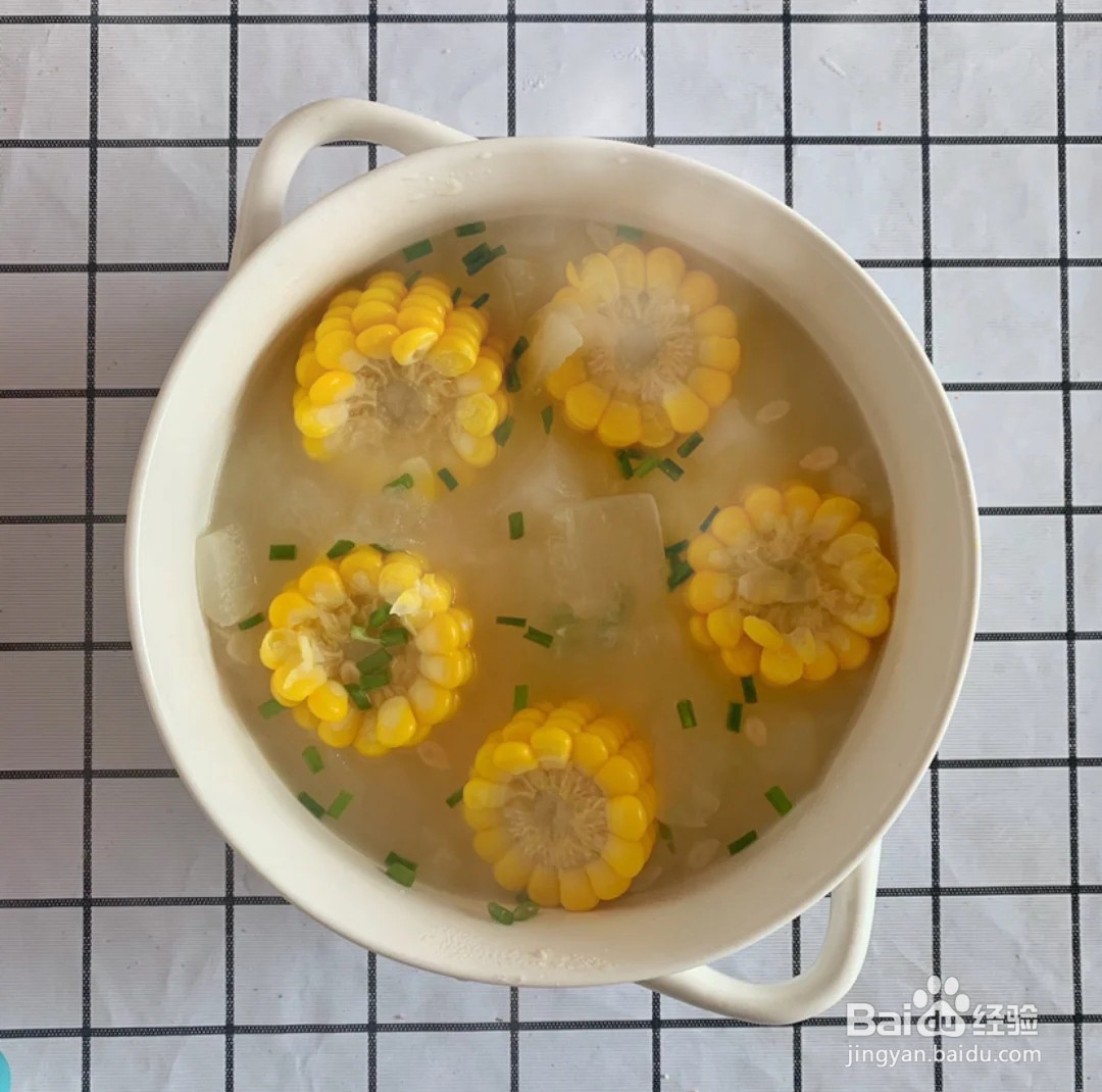 【家常菜】玉米冬瓜汤的做法
