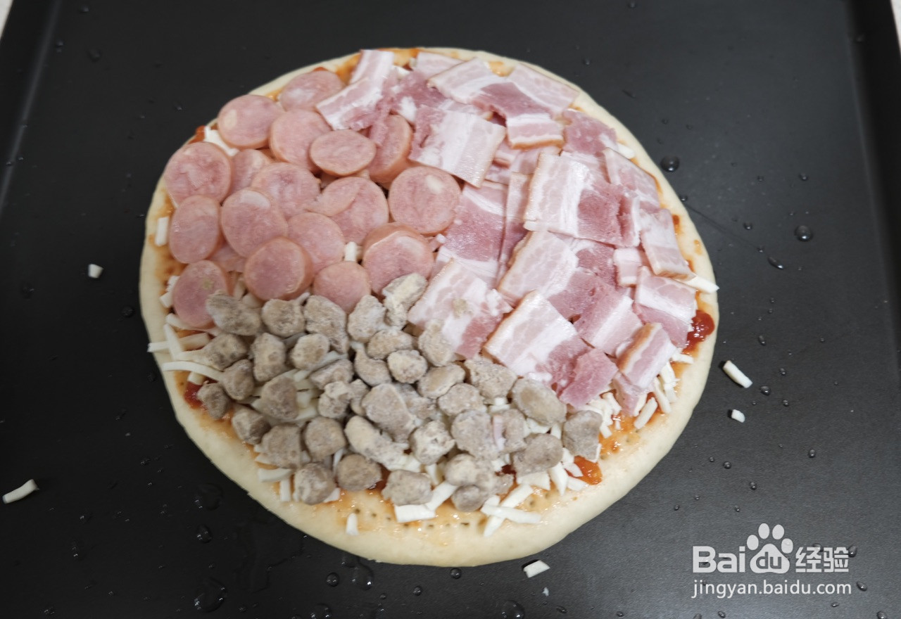 培根火腿披萨的做法