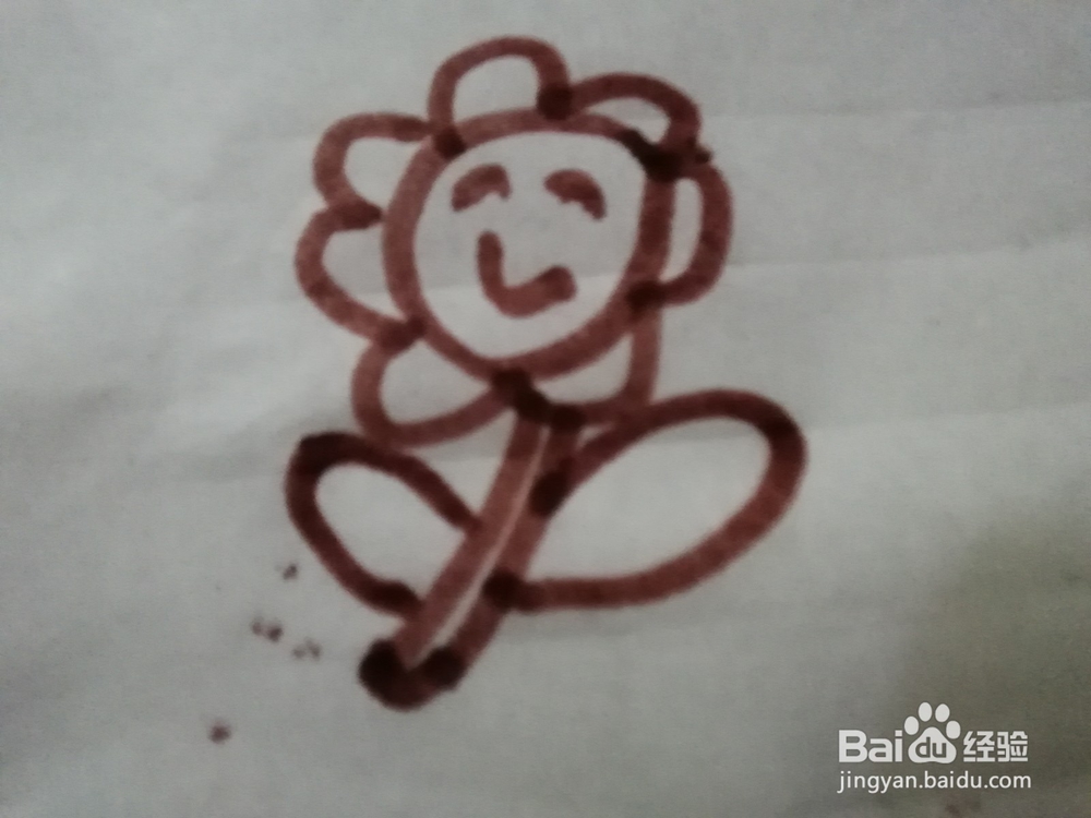 怎么样用简笔画画花