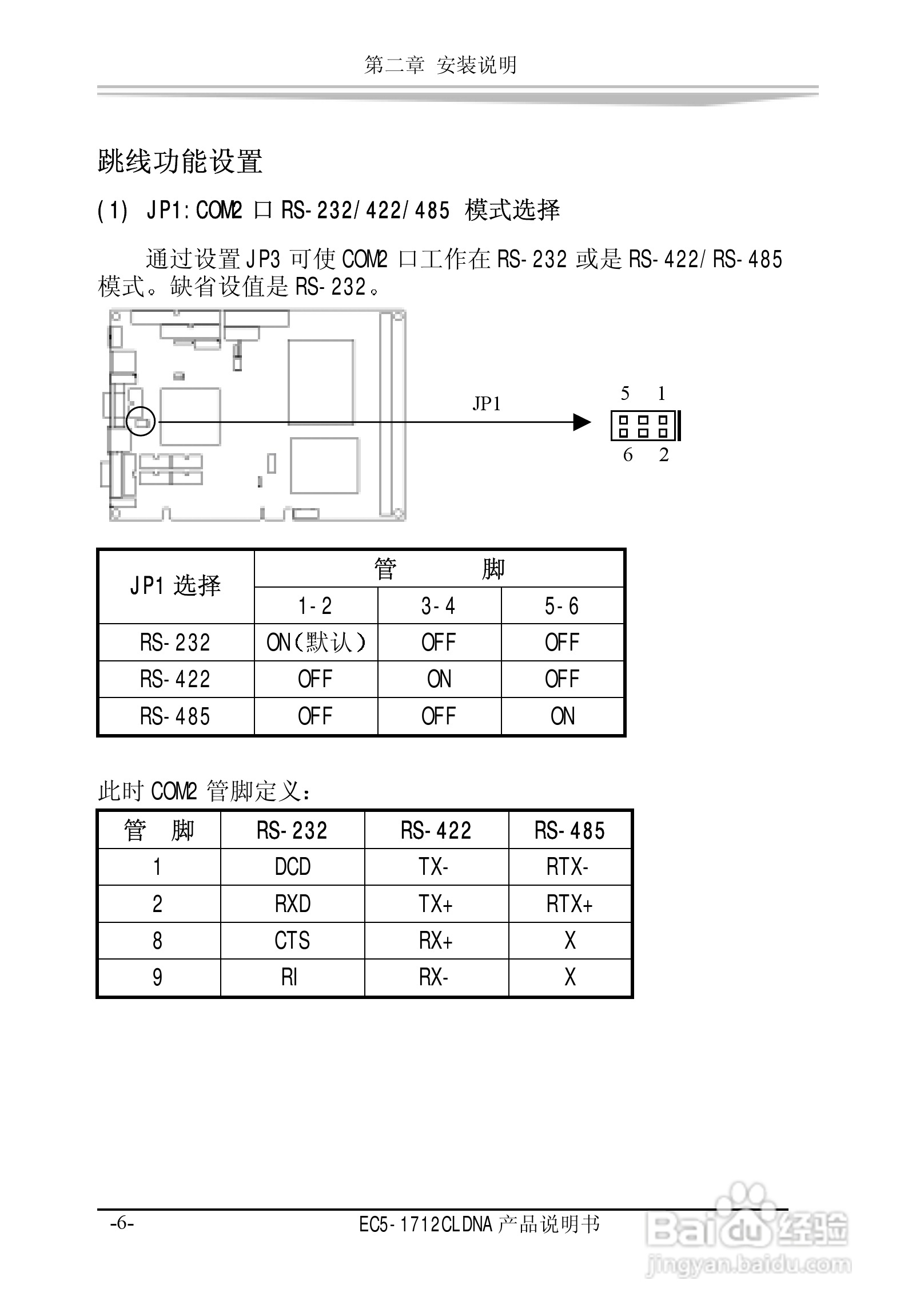 研祥EC5-1712CLDNA工业级CPU板卡说明书:[2]