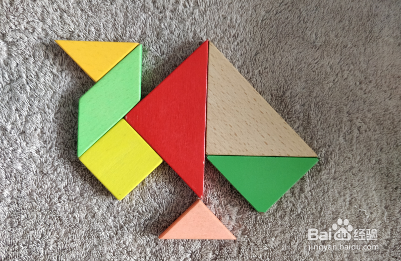 用七巧板怎样拼一只火鸡？