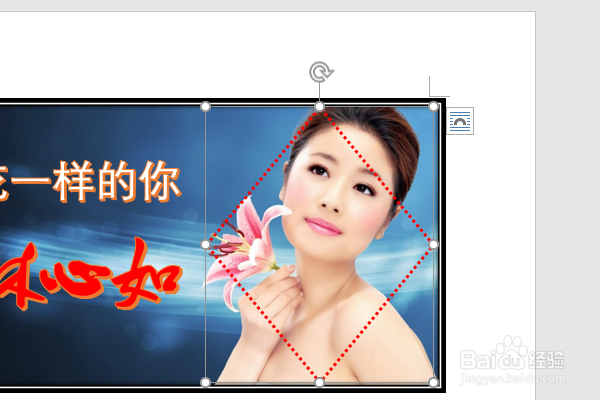 word2016如何制作明星卡贴——林心如九