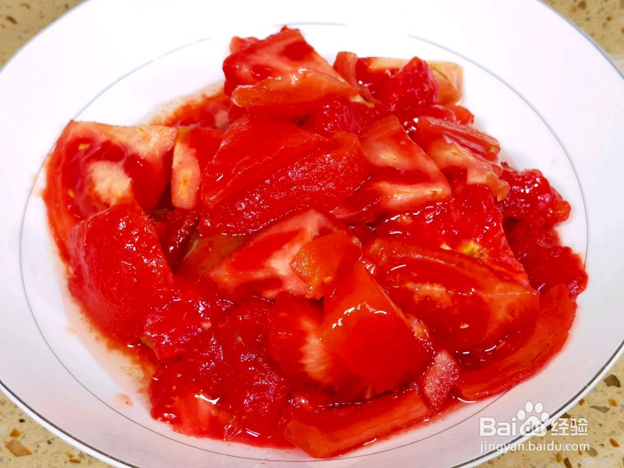 西红柿肉末酱拌面