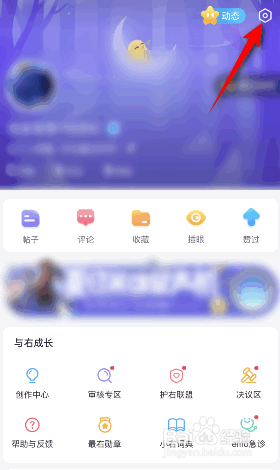最右极速版怎么关闭允许他人查看我关注的话题