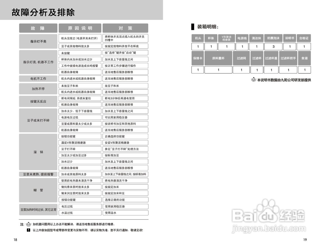 九阳豆浆机NDD-12P05T型使用说明书