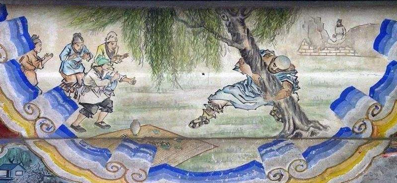 鲁智深倒拔垂杨柳后说的第一句话是什么话