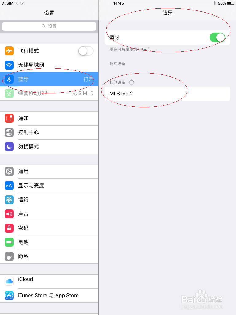 iPad平板电脑如何启用蓝牙功能