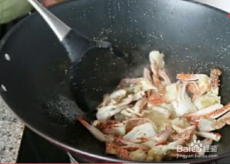 油焖螃蟹拖后腿做