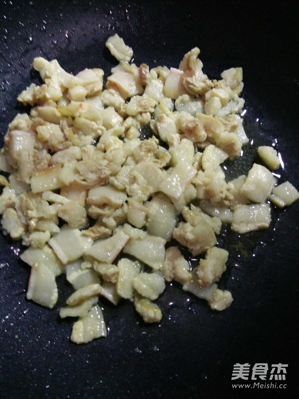 肉末榄菜四季豆