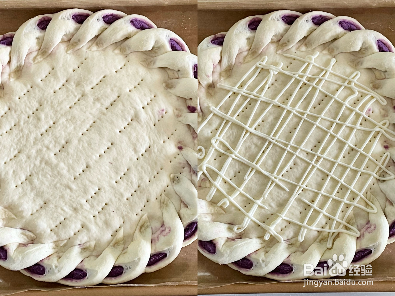 旋风卷边麻薯肉松披萨的做法