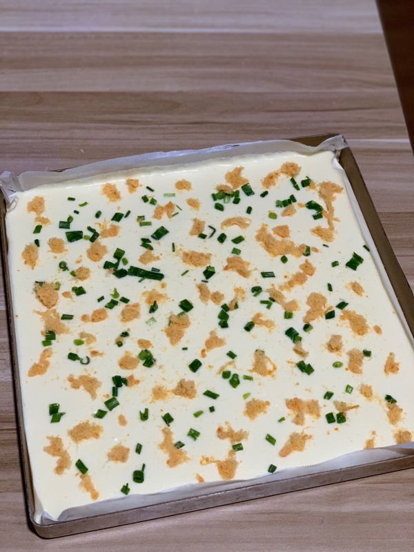 葱香肉松蛋糕卷