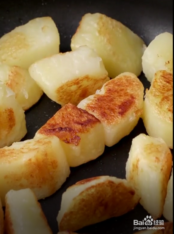 脆皮原味煎土豆的做法