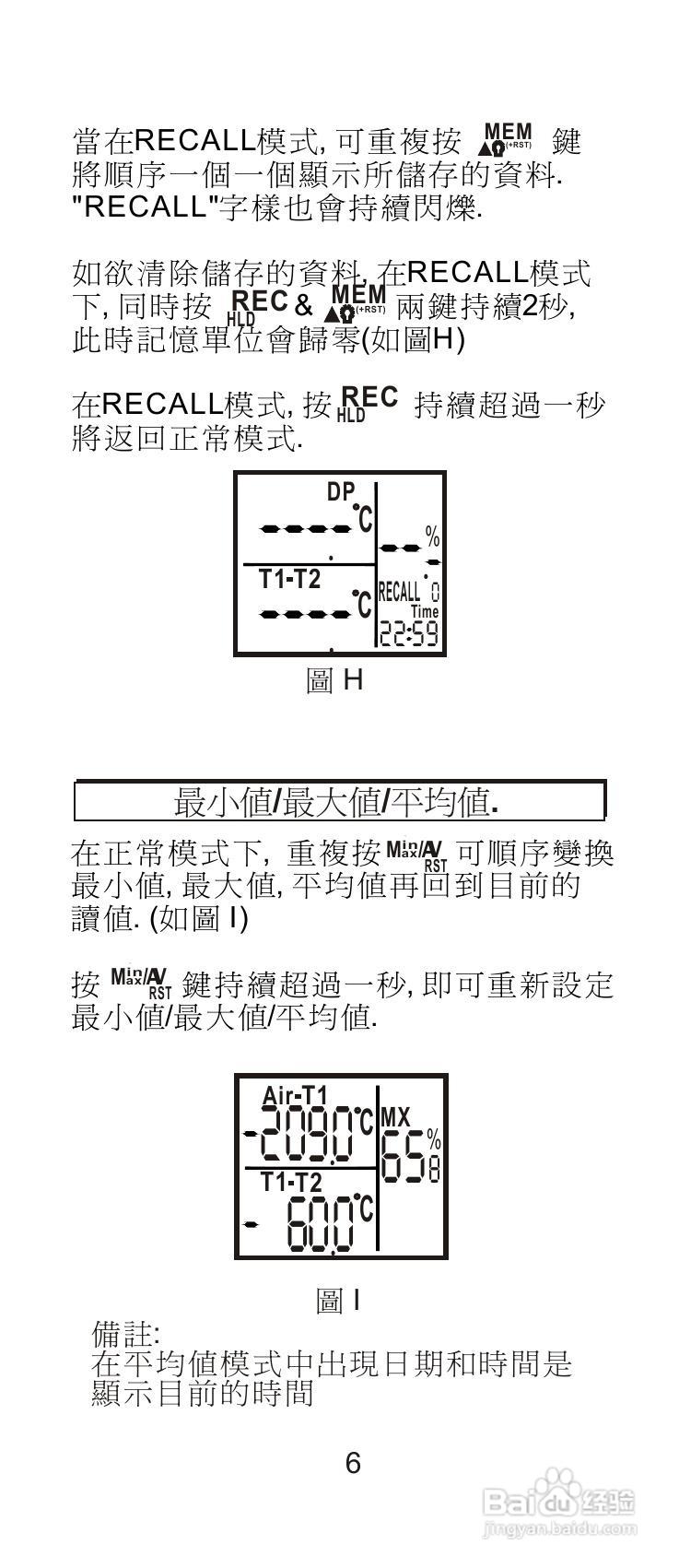 AZ-8726/8746温湿度计说明书