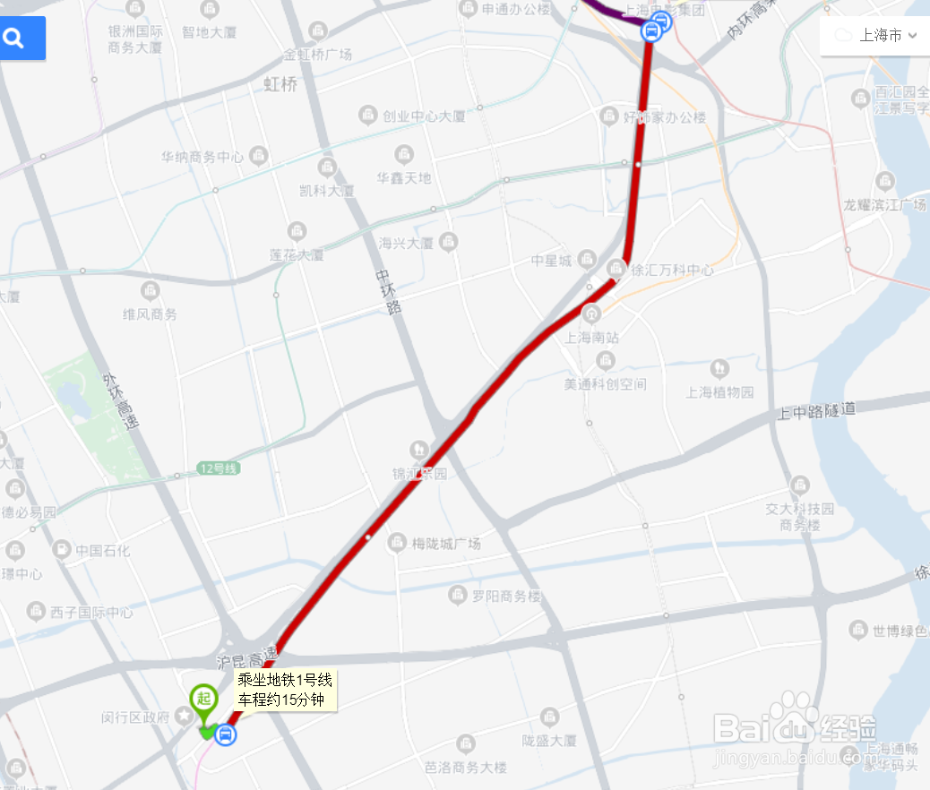 欧暇地中海酒店到上海虹桥站怎么走