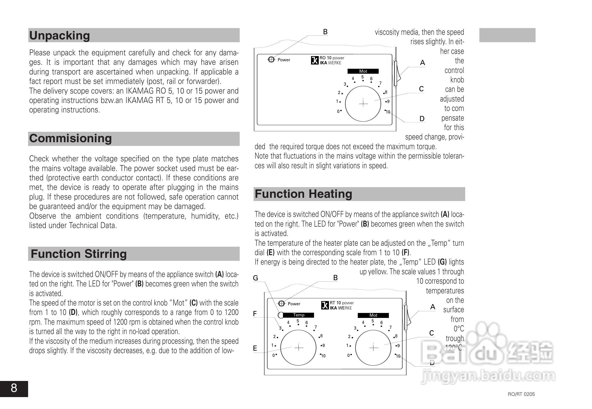 IKA RO10高效10点磁力搅拌器使用说明书
