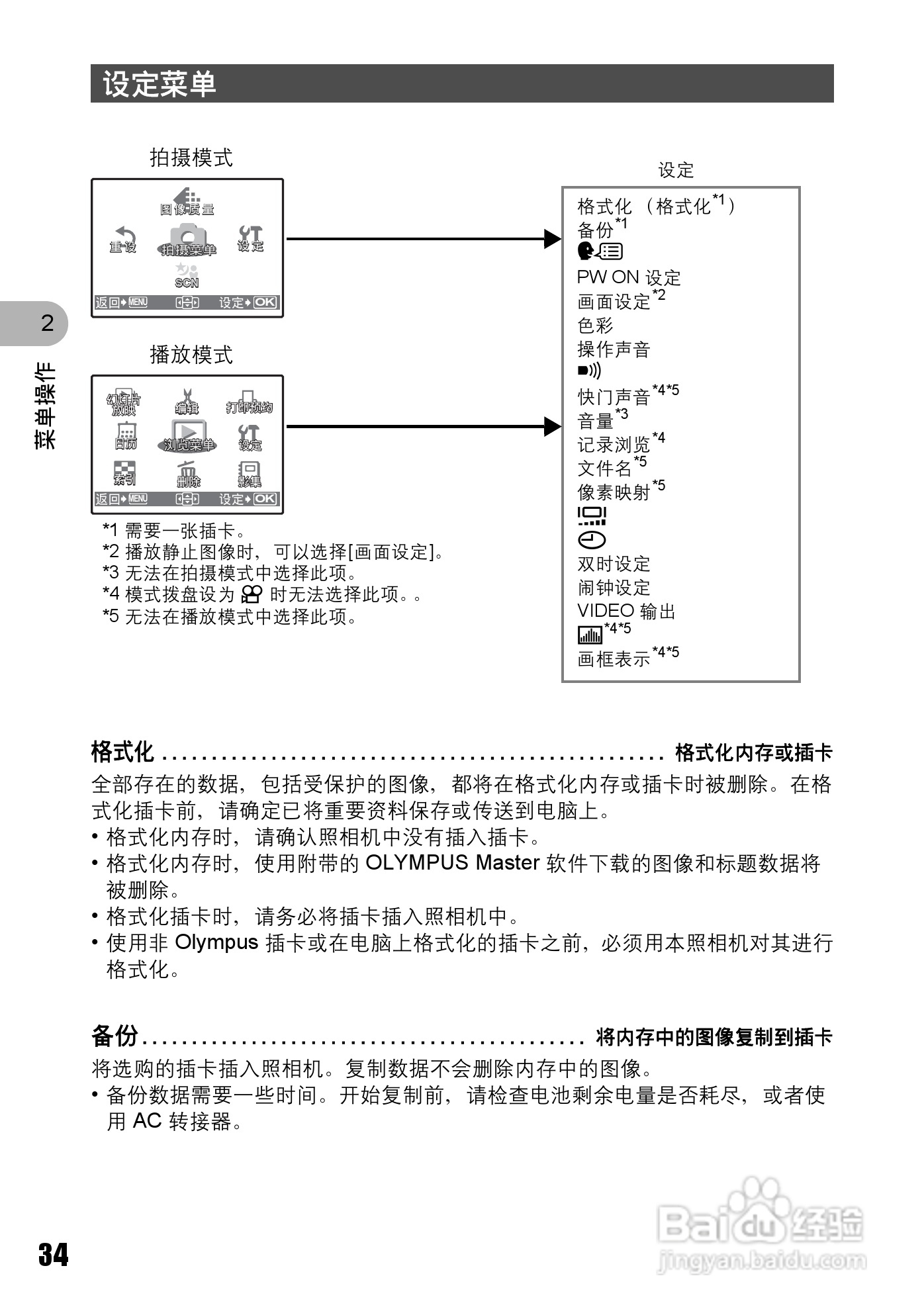 OLYMPUS Stulus 810/U710数码照相机使用说明书:[4]