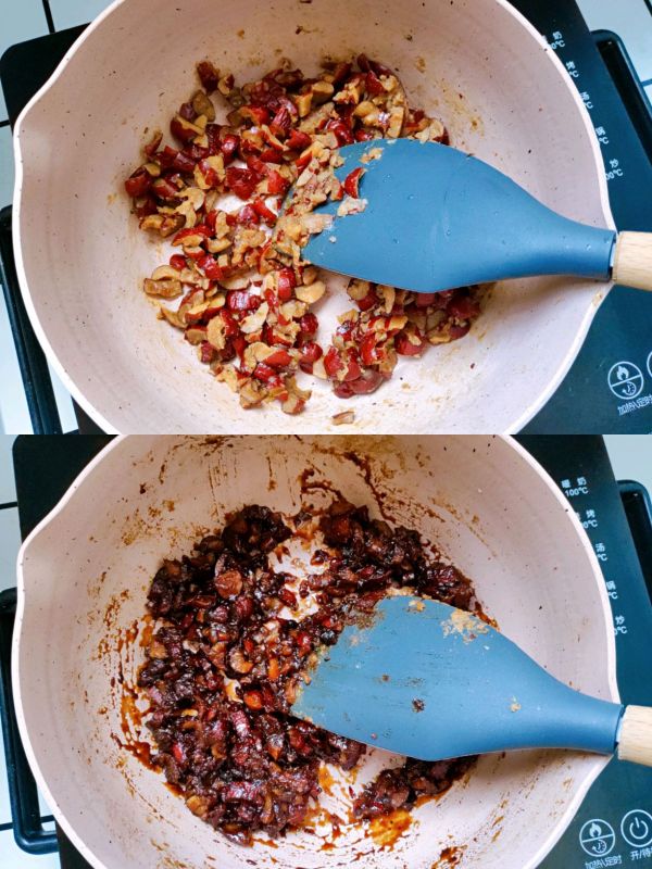 养生核桃红糖枣糕