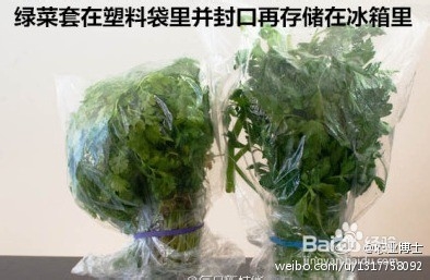 几种蔬菜水果的储存技能