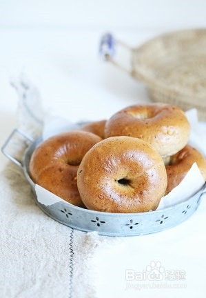 低油低糖的红茶贝果