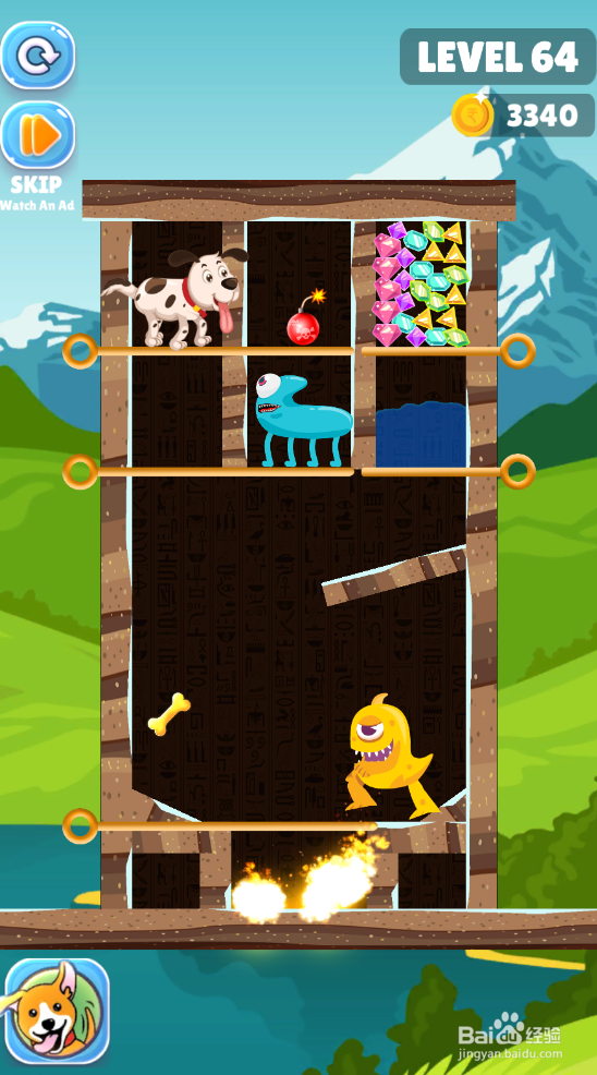 Save The Puppy的LEVEL 64怎样通关