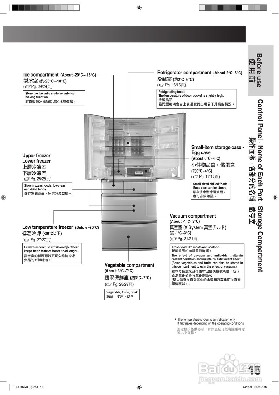 日立R-SF56YMJ电冰箱使用说明书:[2]