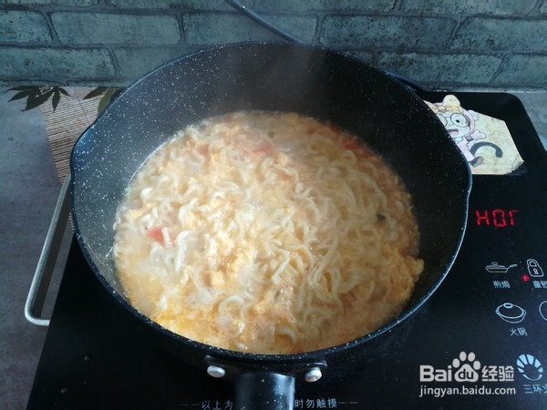 番茄鸡蛋面的做法