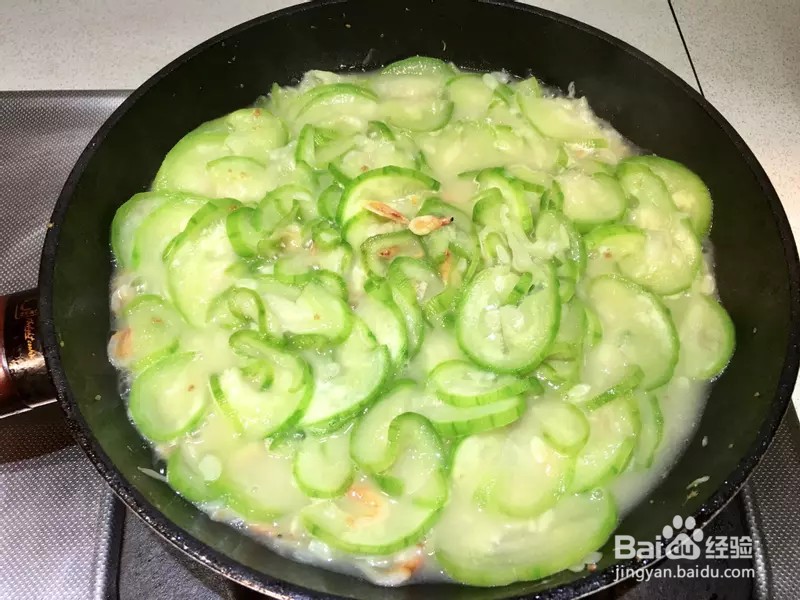 怎样做出家常菜系列之蛋酥丝瓜