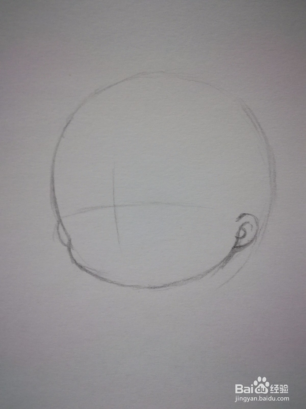 Q版动漫人物头部画法