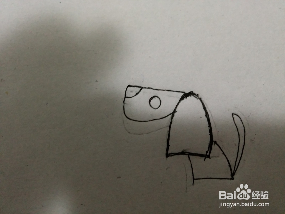 教你的宝宝画画------小狗