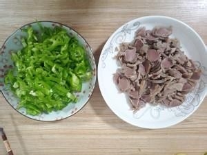 青椒炒鸡胗的制作