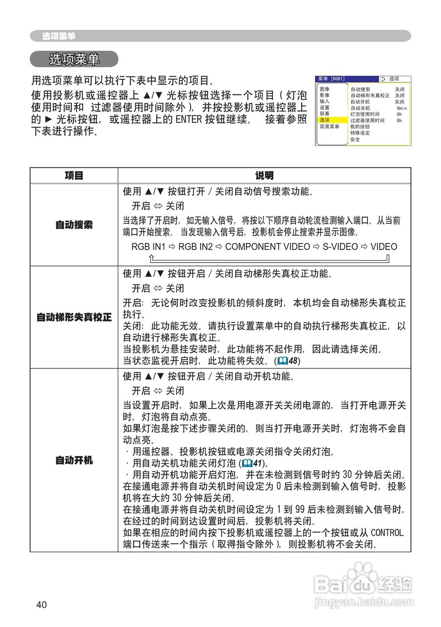 日立 CP-X260投影机说明书:[4]
