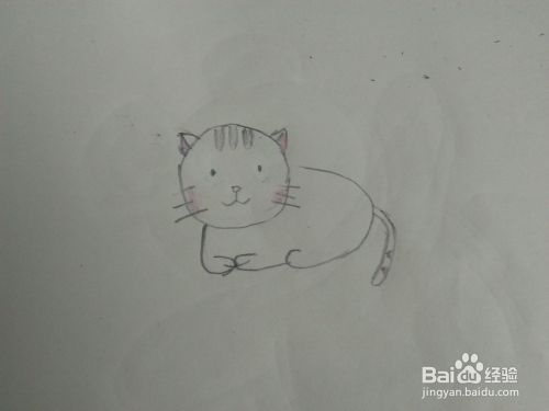 怎么画可爱小猫咪