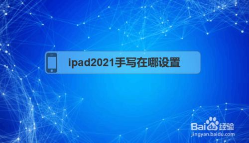 ipad2021手写在哪设置