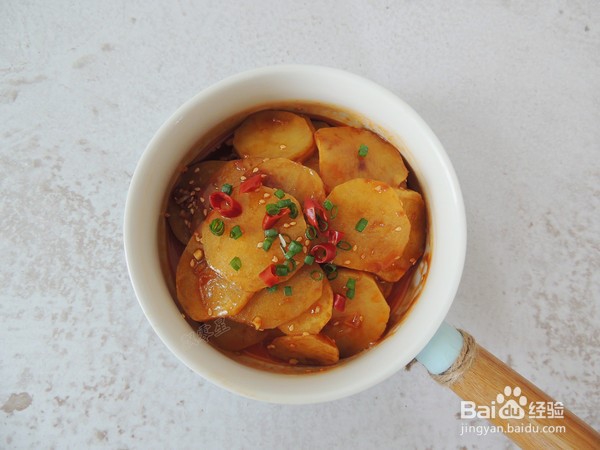 凉拌土豆片的做法