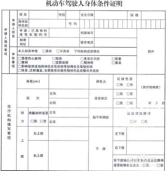 打算考汽车驾驶证前应该准备什么