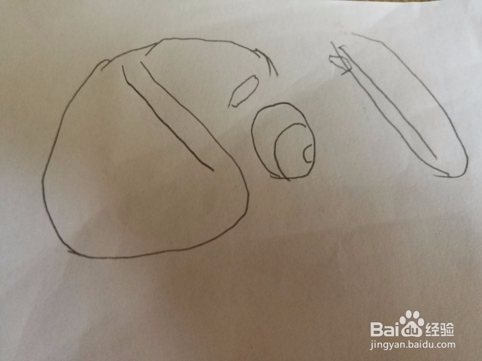 小狗的简笔画步骤