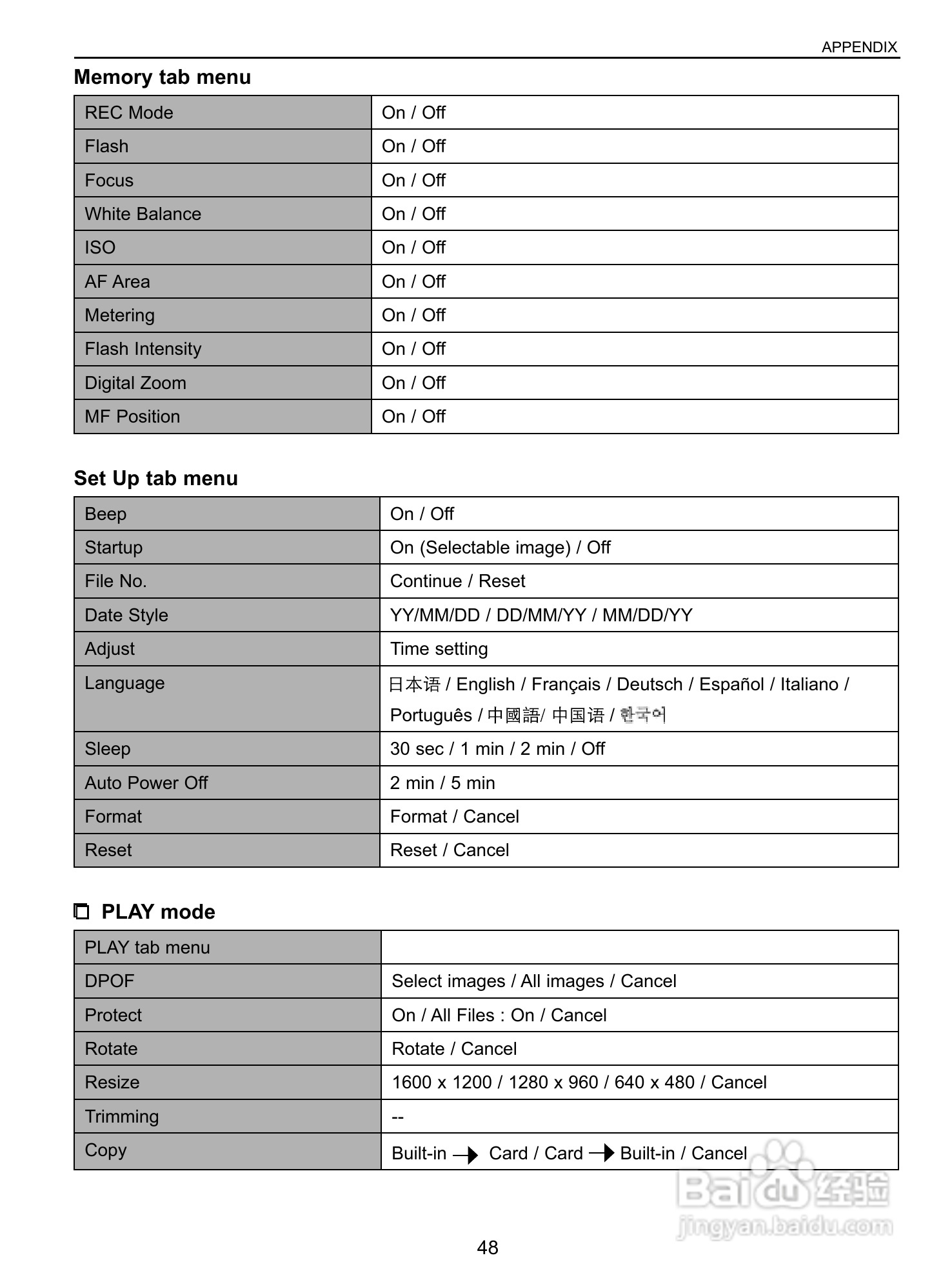 JENOPTIK JD 6.0 z3 exclusiv数码相机说明书:[6]