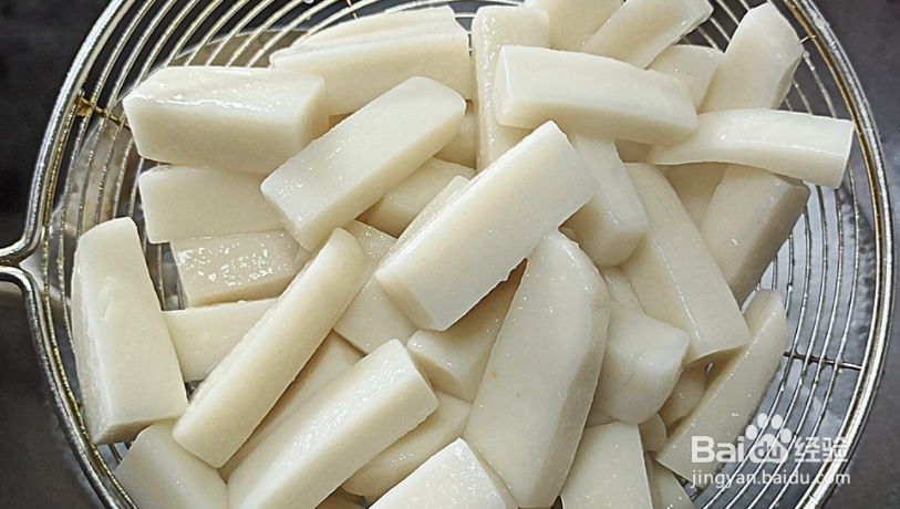 家庭版香甜微辣的辣炒年糕