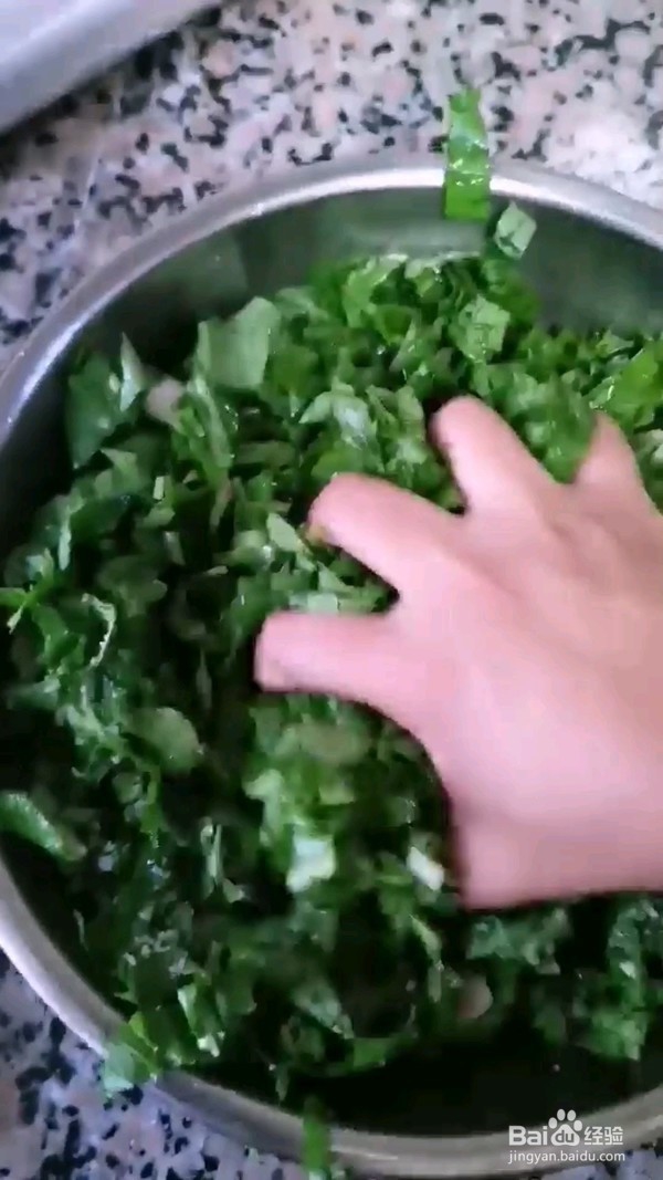萝卜菜炒毛豆