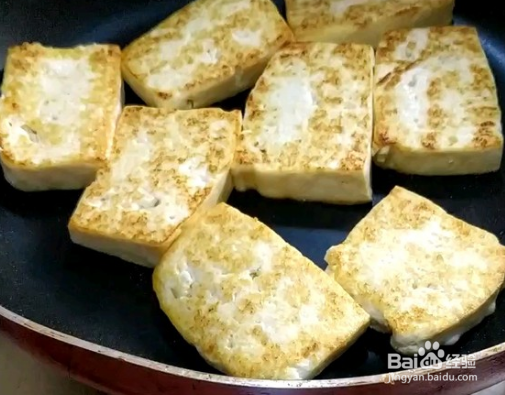简易版香煎北豆腐