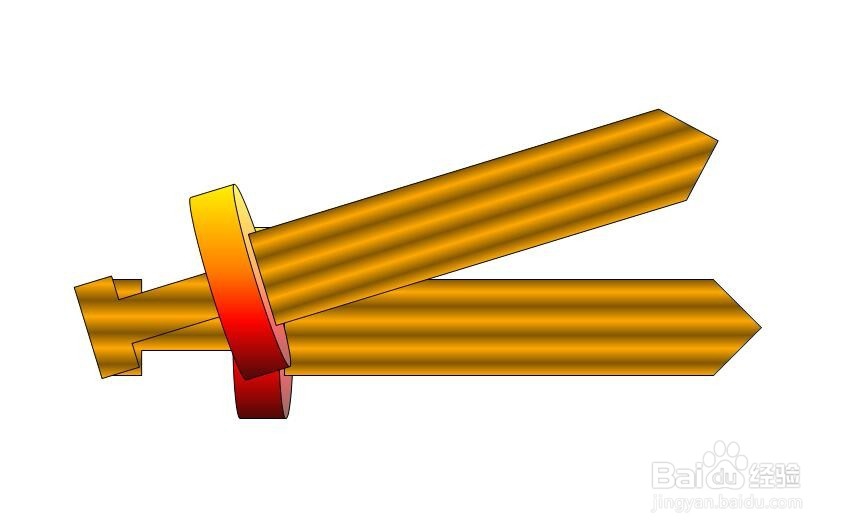 PowerPoint2007中制作刀剑划过的效果