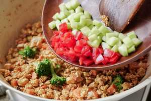 豆腐无米炒饭的做法