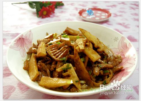 春笋炒肉丝的做法