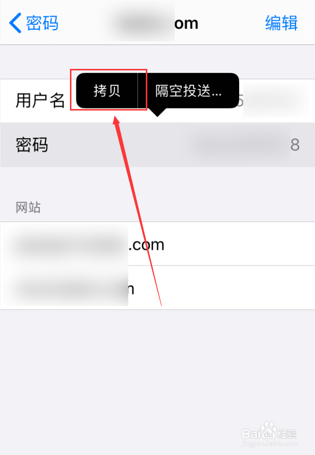 苹果手机怎么查看已存储的网站和app密码