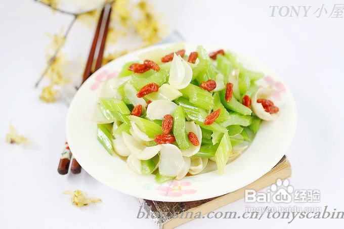 节后综合症试试清脂安神的西芹百合