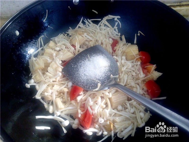 番茄炒金针菇怎么样更美味