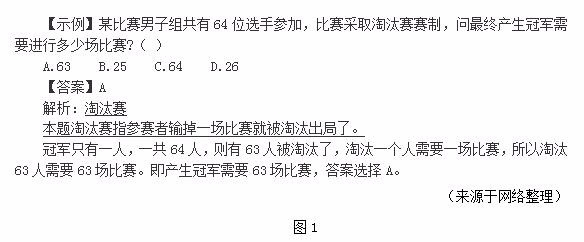 四川省公务员考试行测数量关系比赛问题怎么解答