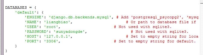 Django教程：[23]配置mysql数据库
